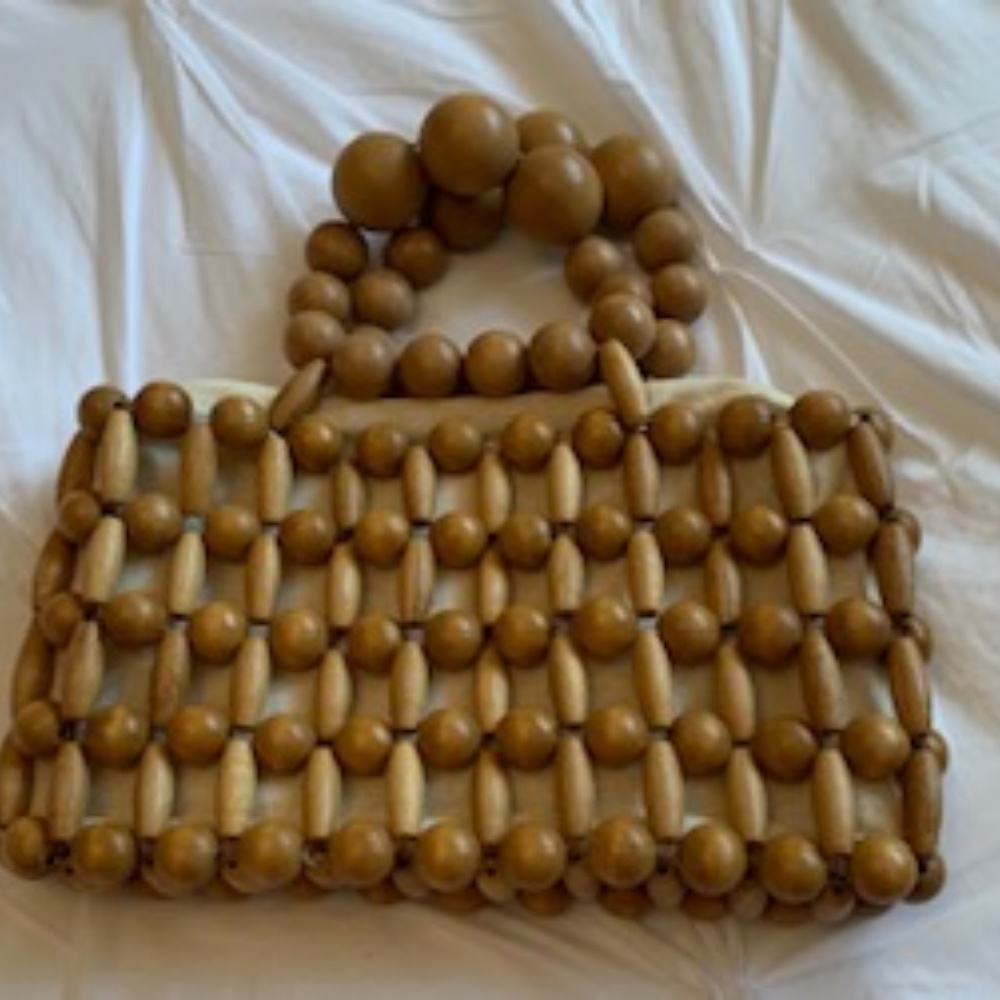 Cult Gaia- Cora Bamboo Beaded Bag